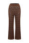 Bronze Knitwear Trousers with Special Knit Detail - 6