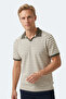 Zoll Men's Polo Collar White / Green T-Shirt - 5