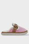 Women's Winter Soft Sole House Slippers with Fur Inside, No Sound, Pudra