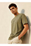 Men Regular Fit Crew Neck Short Sleeve Logo Print T-shirt