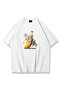 Unisex peel chaos t-shirt white