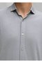 Gray Color Short Sleeve Modal Shirt - 3