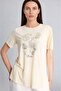 Regular Fit Crew Neck Floral Printed Short Sleeve T-Shirt H1188Ax26Hs