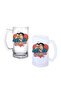 True Love Beer Glass with Handle, Available in Frosted or Transparent 080