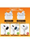 سماعات أذن AirPods Pro/Pro 2 متوافقة مع 3 أزواج من Xs وS وL، سدادات أذن بديلة من السيليكون باللون الأبيض - 2