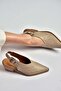 Y654300403 Mink Genuine Leather Thick Heeled Women's Shoes - 2