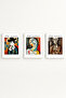 White Wooden Framed Pablo Picasso Painting Set Huhu542 - Triple Painting Set White Frame