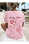 Women's Salty Soul Printed Oversized T-Shirt - 2