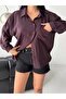 Premium Women's Oversized Flowy Linen Blend Shirt with Pocket Detail - 6