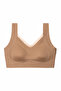 Laser Cut Seamless Adjustable Strap Wireless Women's Bra