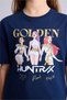 100% Cotton Kpop - Demon Hunters Relax Fit Crew Neck Short Sleeve T-Shirt Girl Child H7343A826Sm - 3