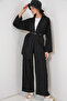Women's Kimono Pants Double Set - Black 1408 - 5
