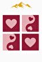 Digital Printed Soft Textured 4-Piece Throw Pillow Cover Set Krl0139 - 3