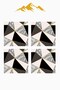 Digital Printed Soft Textured 4-Piece Throw Pillow Cover Set Krl0154 - 3