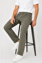 Men's Regular Fit Lycra Canvas Trousers 1126 - 4