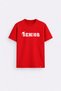 Senior 2026 Graduation Printed Cotton Fabric Red T-Shirt T-Shirt