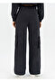 Cool Relax Comfort Anthracite Women's Sports Sweatpants with Pockets - 2