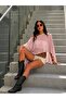 Women's Summer Oversize Asymmetric Loose Light Transparent Knitted Cape Poncho - 2