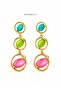 Sayles |   Colorful Stone Detailed Dangle Earrings for Women