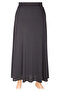 Hesna Women's Rana Cross Crepe Lined Elastic Quality Skirt - 4
