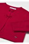Baby Girl Mercerized Bowknot Cardigan Red - 2