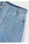 Girl's Denim Shorts Blue - 3