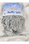 Puffy Sparkle Silver Hand Knitting Yarn 100Gr. 100 Meters. (1 Piece) - Color: 1709 - 3