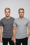 Advantageous 2-Pack Men's Crew Neck Short Sleeve Basic T-Shirt Casual Sports T-Shirt Set