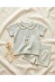 2-Piece Baby Summer Set with Baby Collar - 3