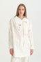 Sequined Cotton Tunic - Ecru - 2
