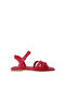 Women's Flat Sandals with Buckle Closure