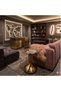 Coffee Tables Nordic Accent End Sofa Metal Gold Oak Round Modern Side Set Living Room full gold - 2
