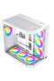 علبة كمبيوتر للألعاب CUBI II Arctic E-ATX متوسطة الحجم مع 7 مراوح ARGB - 2