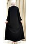 New Season Embroidered Ferace Tesettür Women's Outerwear - 7