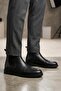Nzc-62 Y Men's Genuine Leather Stretch Throat Zipper Comfortable Sole Boots - 2