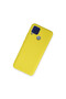 Realme C15 Compatible Case Nano Velvet Silicone - Yellow - 5