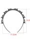 Black Color Hair Twister Crown Hair Band Women Buckle Accessory
