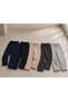 Boys' Pique Fabric Double-Headed Jogger Pants with Adjustable Waist and Belt - 3