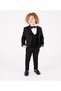 Boy's Black Groom Suit Set of 4 (Jacket, Shirt, Pants, Bow Tie)5400- - 3