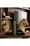 Decorative Horse Book Holder Figurine (Trinket) - 2