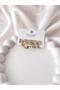 Stainless Steel 3-Piece Gold Earring Set with Stone Detail - 4