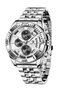 Watches for Men Watch Quartz Luxury Stainless Steel Water Resistant Chronograph Watch 5180 - 2