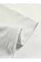Printed Oversize Crew Neck T-Shirt - White - 4