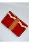 Genuine Leather 8-Compartment Tan Minimalist Cream Card Holder & Wallet Drc66 - 2