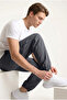 Men's Smoked Cargo Pocket Parachute Fabric Elastic Waist Loose Fit Jogger Pants - 4