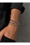 Special Men's 3-Piece Steel Bracelet Combination for Lovers - Stainless Steel - 4
