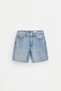 Parıltılı denim şort - 6