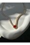 Red Heart Waterway Necklace-Bracelet-Ring Set - 5