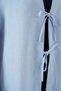 Women's V-Neck Belted Viscose Blue Hijab Kimono - 4