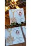 10 Pieces Keychains with Gift Card Mevlüt/Birthday/Babyshower - 4